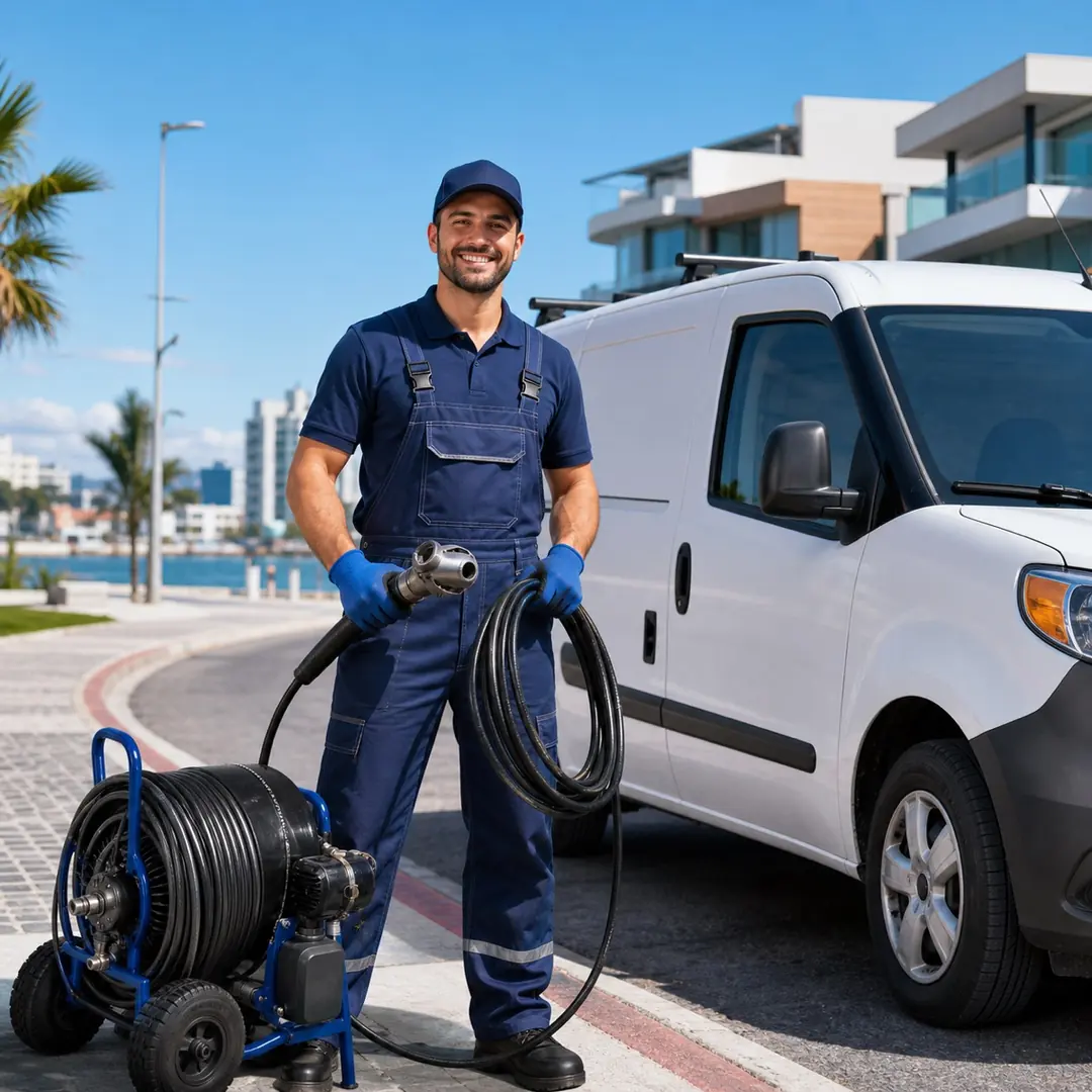 Profissional de desentupidora em Navegantes